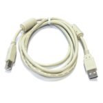 CABLE USB TIPO A-B 2.0  L:1.8M BEIGE