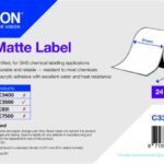 PAPEL EPSON PoliEtile.Matte Rollo Adhesivo 51mm x 29m TM-C3500